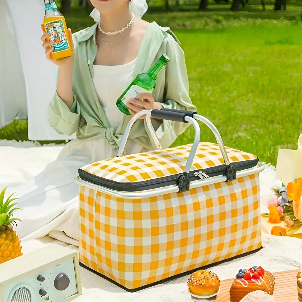 Mistral – Panier de pique-nique pliable isolant et élégant