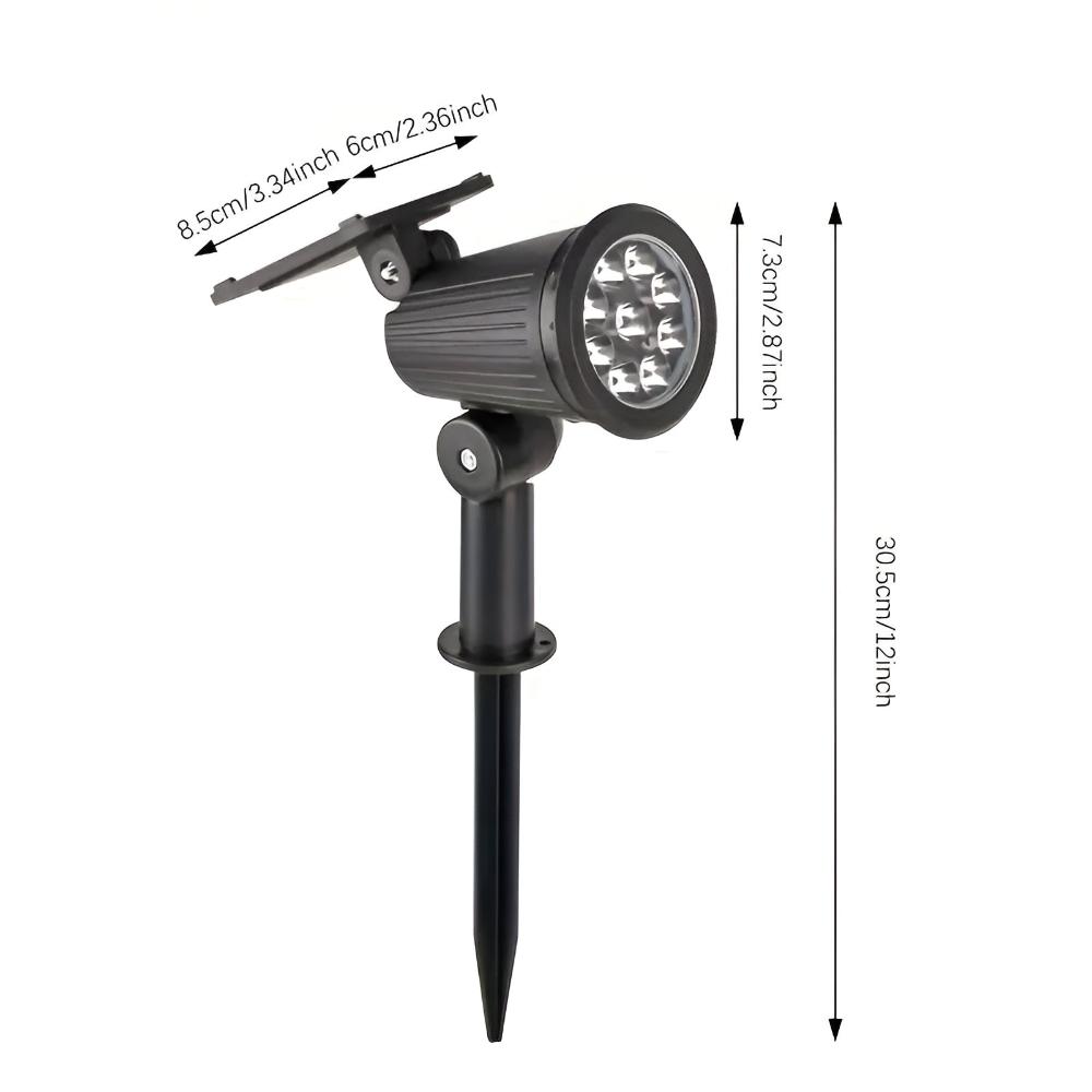 Solara – Applique solaire extérieure minimaliste et performante