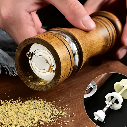 Orion – Moulin à épices en bois naturel et artisanal