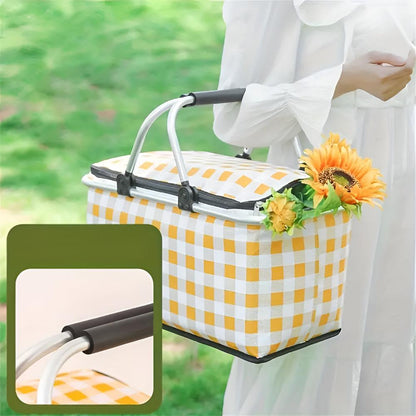 Mistral – Panier de pique-nique pliable isolant et élégant