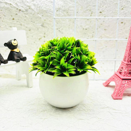 Lunara – Bonsaï artificiel minimaliste en pot blanc