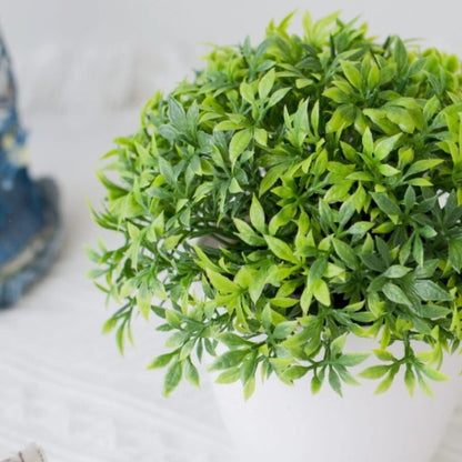 Lunara – Bonsaï artificiel minimaliste en pot blanc