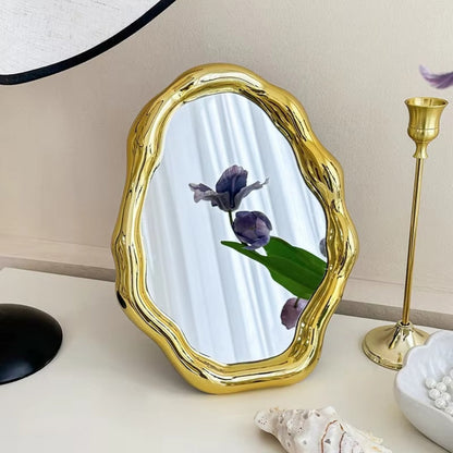 Lunara – Miroir de table sculptural et contemporain