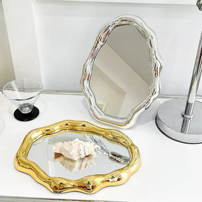 Lunara – Miroir de table sculptural et contemporain