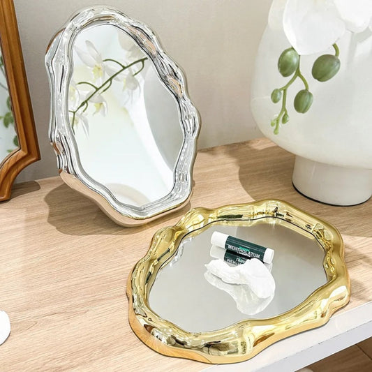 Lunara – Miroir de table sculptural et contemporain