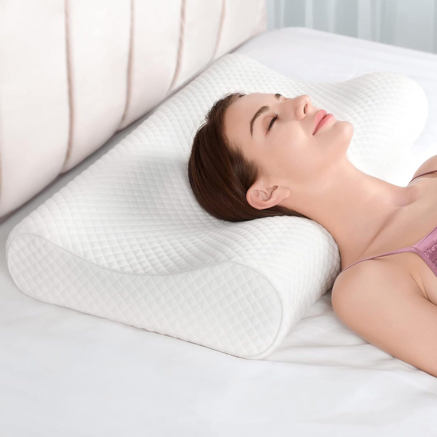 Orion – Oreiller ergonomique en mousse mémoire apaisante et respirante